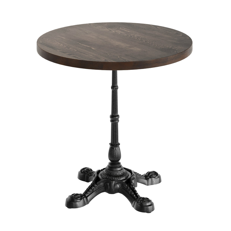 BR/BK 30" RD Tabletop w/ Base