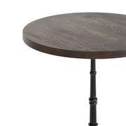 BR/BK 30" RD Tabletop w/ Base