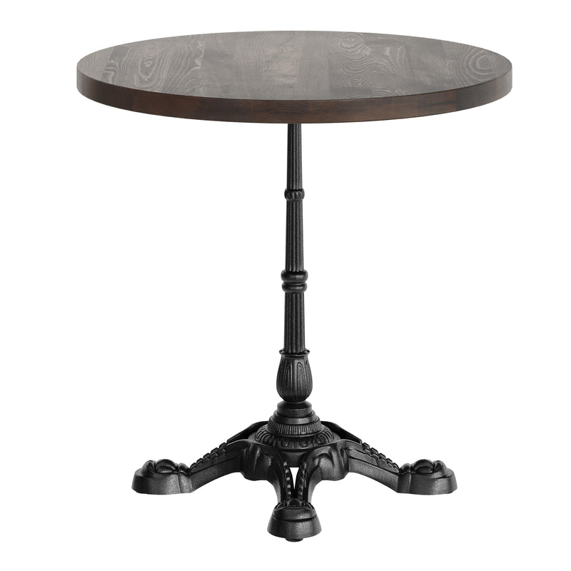 BR/BK 30" RD Tabletop w/ Base