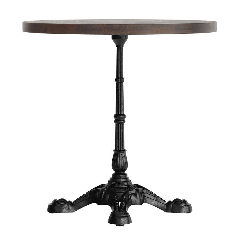 BR/BK 30" RD Tabletop w/ Base