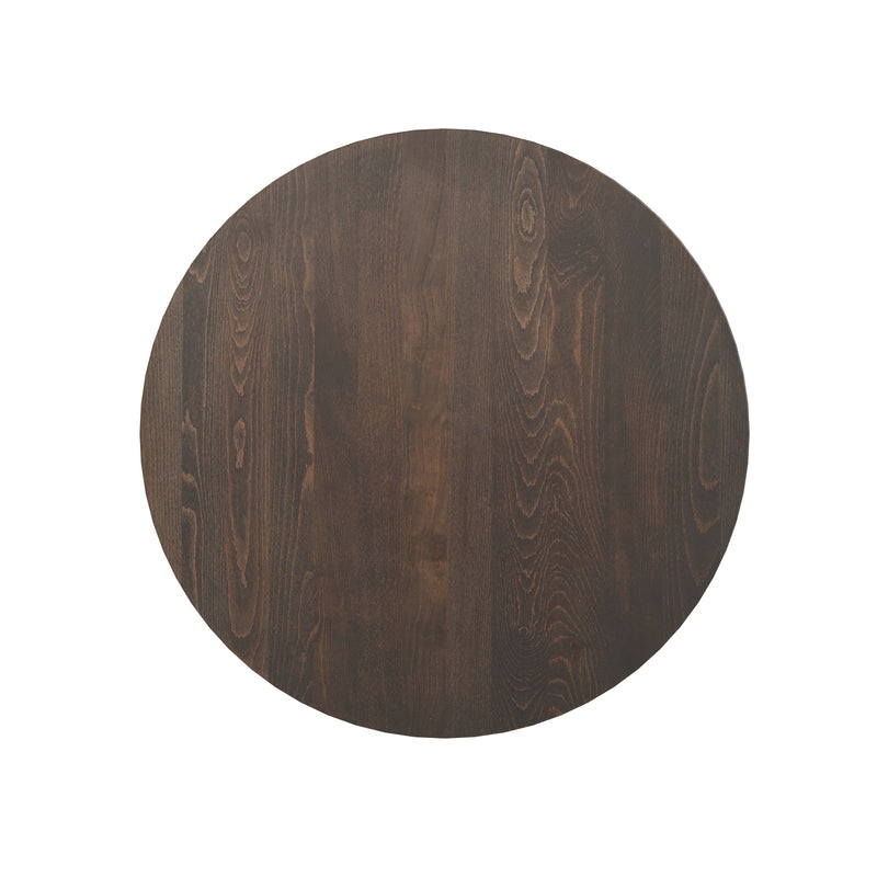 BR/BK 30" RD Tabletop w/ Base