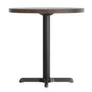 BR 30" RD Table/BK 22x22 Base