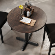 BR 30" RD Table/BK 22x22 Base