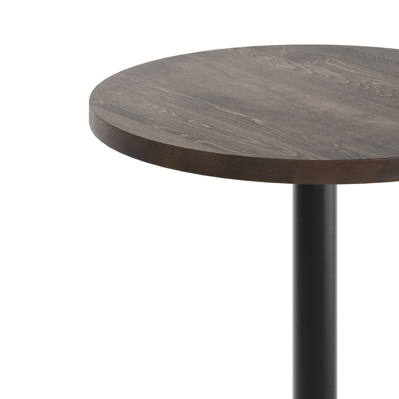 BR 30" RD Table/BK 22x22 Base