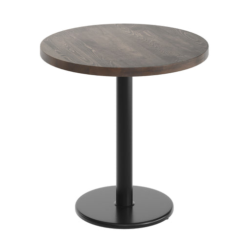 BR 30" RD Table-BK Base