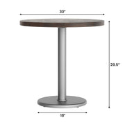 BR 30" RD Table-SIL RD  Base
