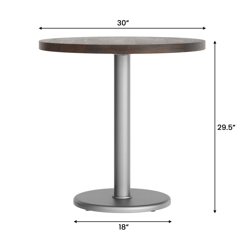 BR 30" RD Table-SIL RD  Base