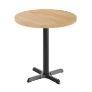 NAT 30" RD Table/BK 22x22 Base