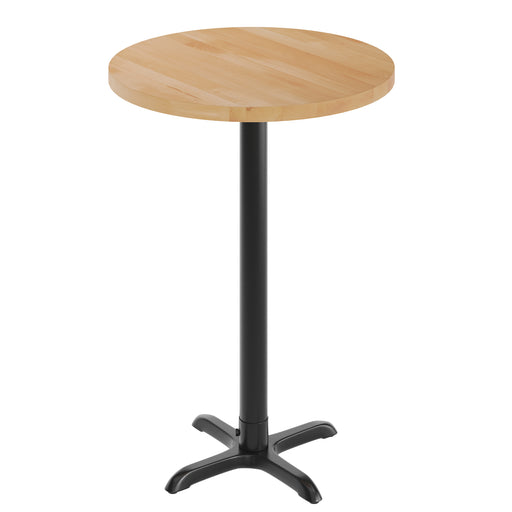 NAT 30" RD Table/BK 22x22 Base