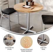 NAT 30" RD Table/SV 22x22 Base
