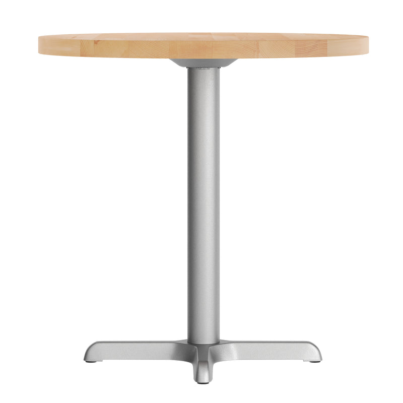 NAT 30" RD Table/SV 22x22 Base