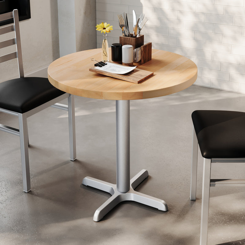 NAT 30" RD Table/SV 22x22 Base