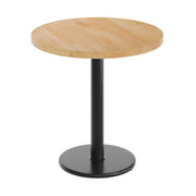 NAT 30" RD Table-BK Base