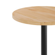 NAT 30" RD Table-BK Base