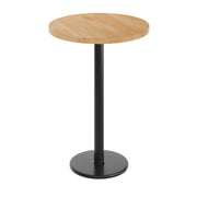 NAT 30" RD Table-BK Bar Base