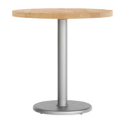 NAT 30" RD Table-SIL RD Base