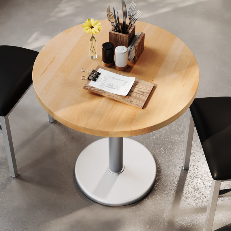NAT 30" RD Table-SIL RD Base