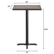 BR 24x30 Top/BK 22x22 Bar Base