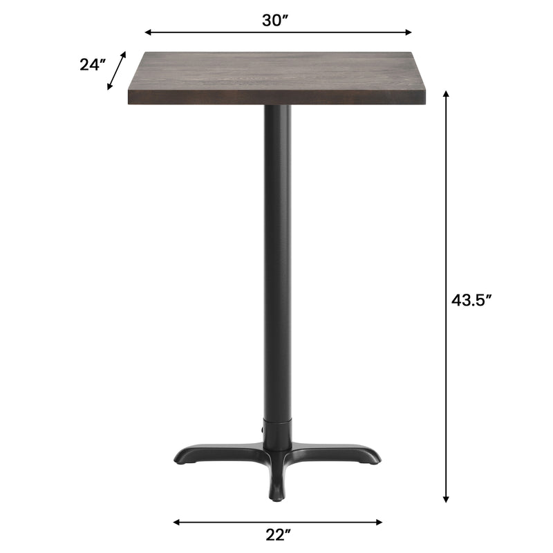 BR 24x30 Top/BK 22x22 Bar Base