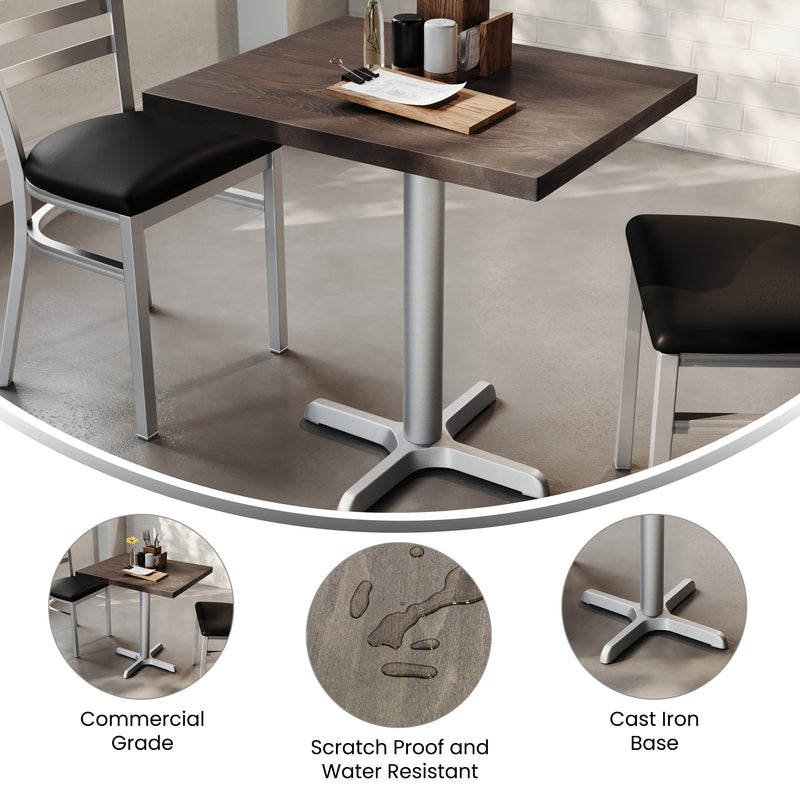 BR 24x30 Table/SIL 22x22 Base