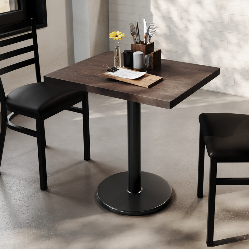 BR 24x30 Table-BK RD Base