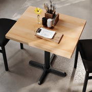 NAT 24x30 Table/BK 22x22 Base