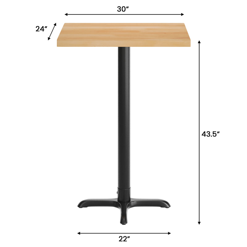 NT 24x30 Top/BK 22x22 Bar Base