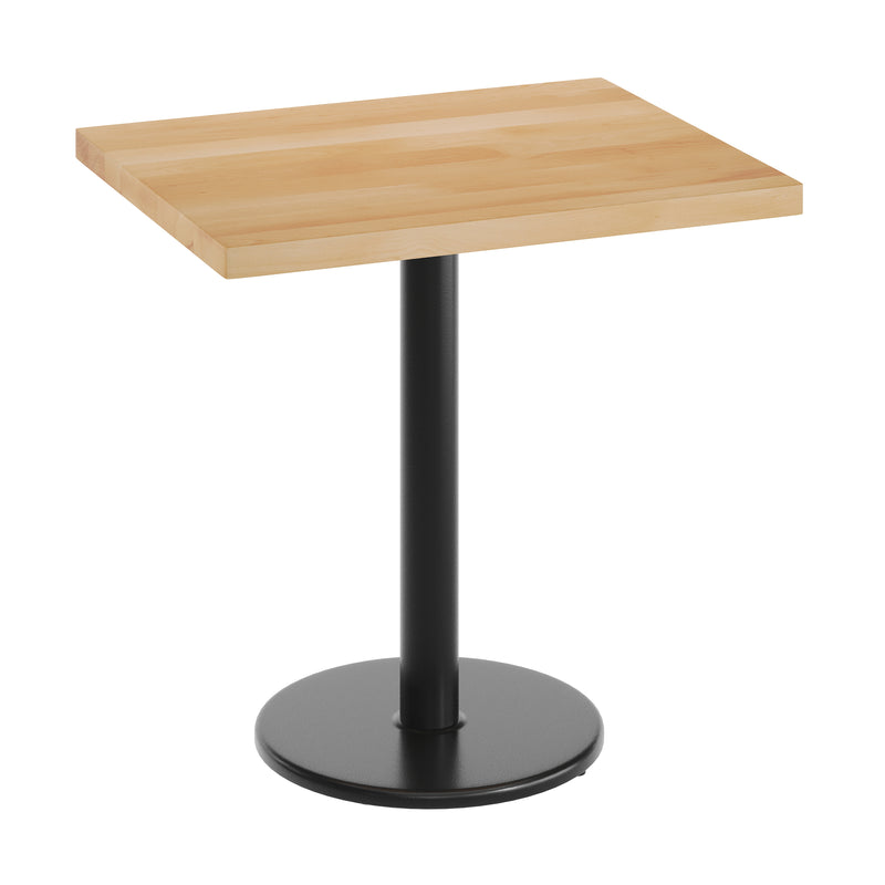 NAT 24x30 Table-BK RD Base