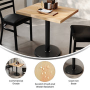 NAT 24x30 Table-BK RD Base