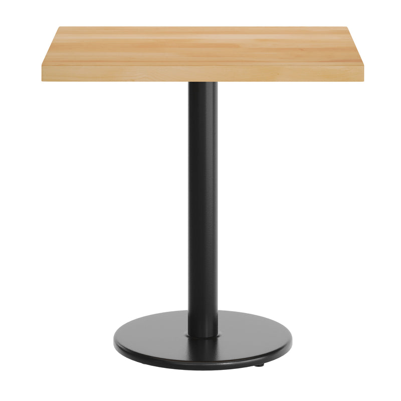 NAT 24x30 Table-BK RD Base
