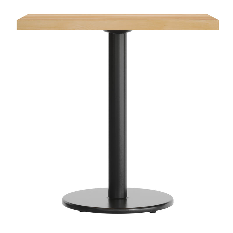 NAT 24x30 Table-BK RD Base