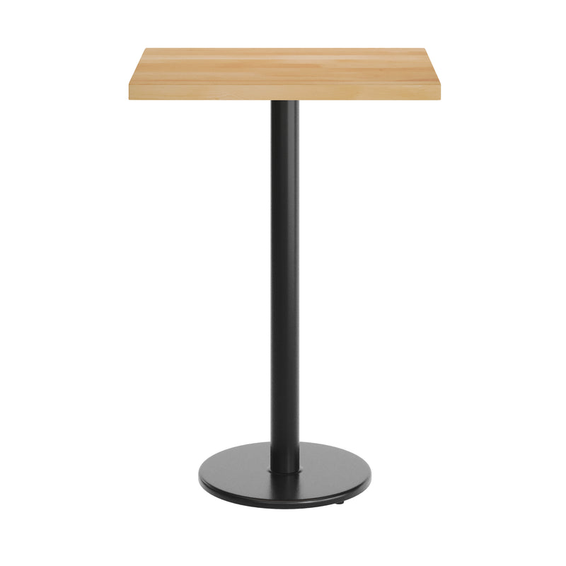 NAT 24x30 Table-BK Bar Base