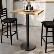NAT 24x30 Table-BK Bar Base