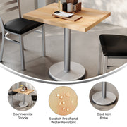 NAT 24x30 Table-SIL RD Base