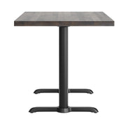 BR 30x48 Table-BK 5x22 T Bases