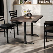 BR 30x48 Table-BK 5x22 T Bases