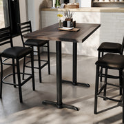 BR 30x48 Table-BK 5x22 T Bases