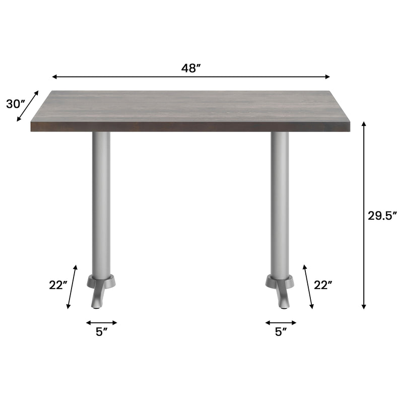 BR 30x48 Table-SV 5x22 T Bases
