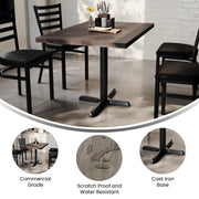 DK BR 30x48 Table-Black Base