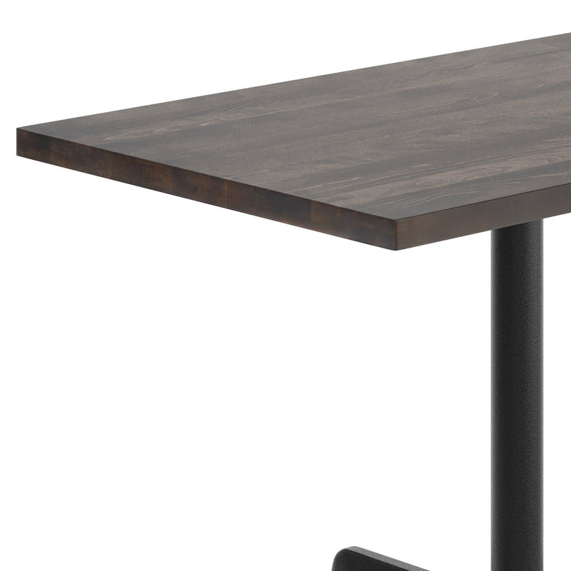 DK BR 30x48 Table-Black Base