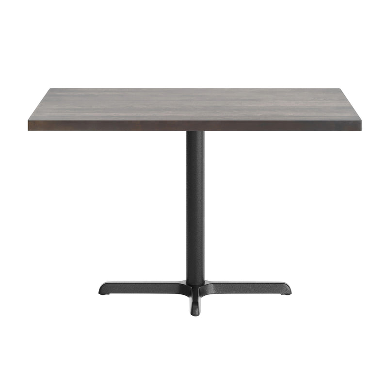 DK BR 30x48 Table-Black Base