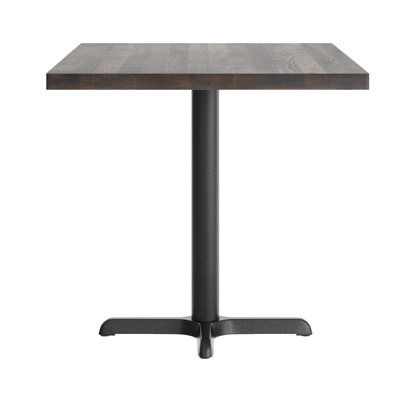 DK BR 30x48 Table-Black Base