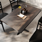 DK BR 30x48 Table-Black Base