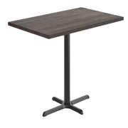 DK BR 30x48 Table-BK Bar Base