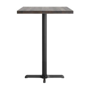 DK BR 30x48 Table-BK Bar Base