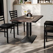 BR 30x48 Table-BK Column Base