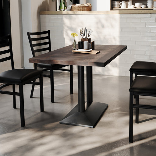 BR 30x48 Table-BK Column Base