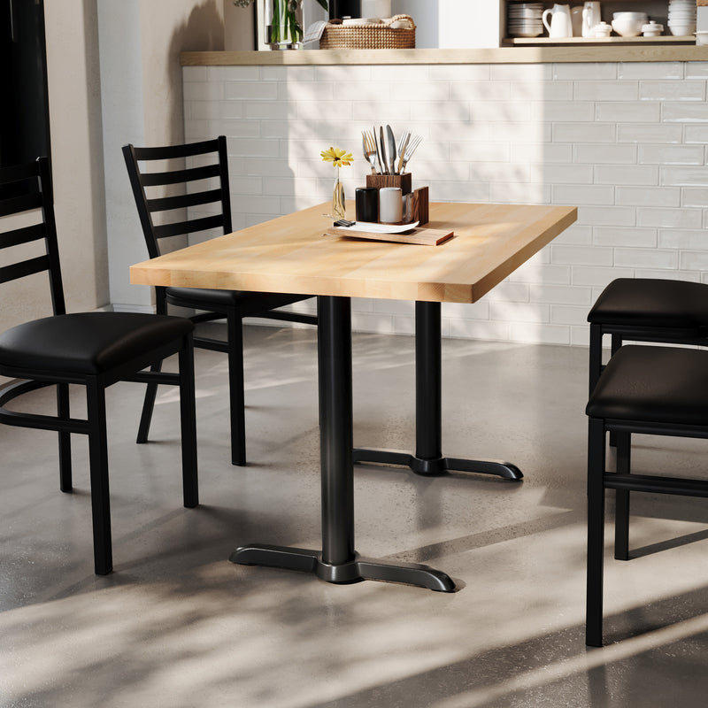 NT 30x48 Table-BK 5x22 T Bases