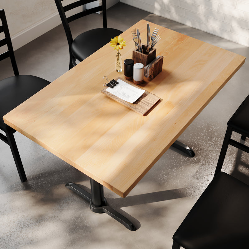 NT 30x48 Table-BK 5x22 T Bases