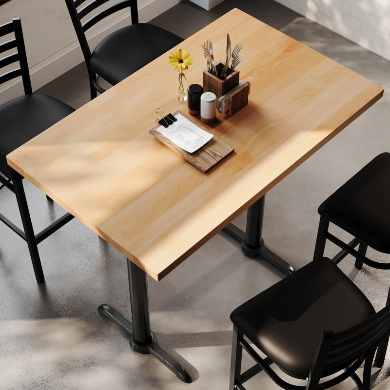 NT 30x48 Table-BK 5x22 T Bases